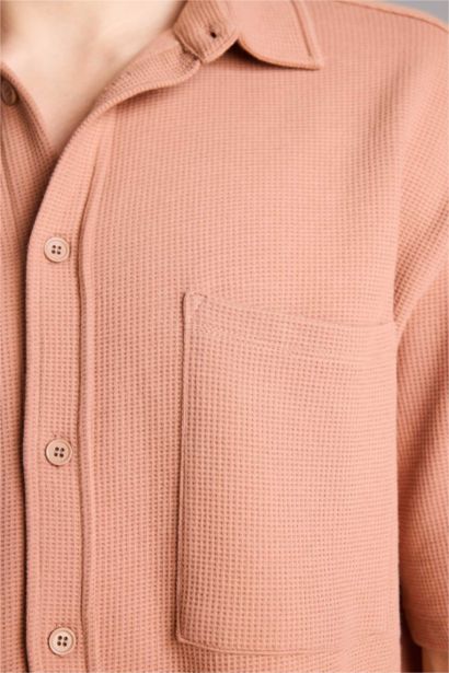 قميص اوفر سايز قماش ستريج