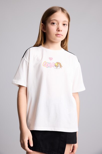T-shirt oversize Looney Tunes pour fille