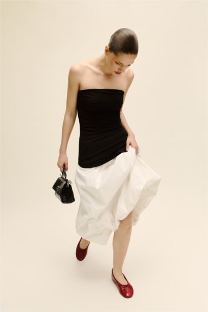 Slim Fit Strapless Tank Top