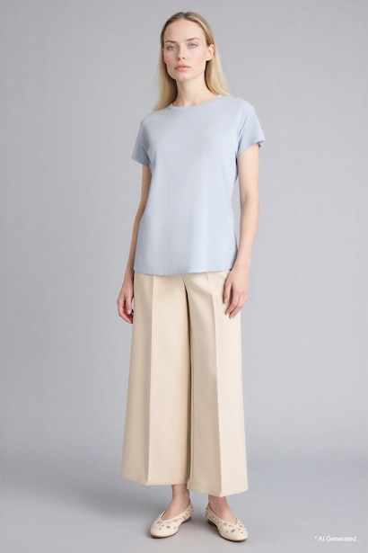 Crew Neck Short Sleeve T-Shirt