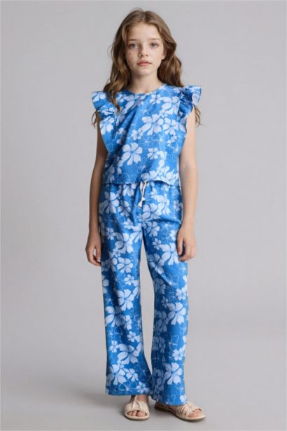 Wıde Leg Pantolon Kız Çocuk