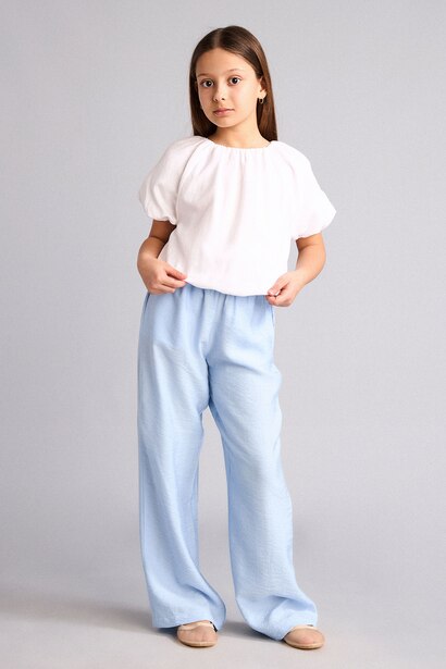 Crinkle Viscose Trousers
