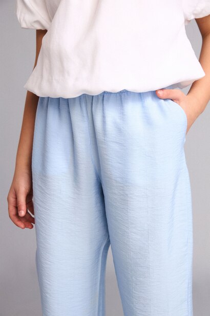Crinkle Viscose Trousers