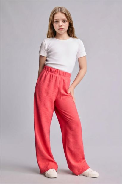 Crinkle Viscose Trousers