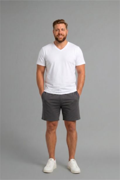T-shirt grande taille en tissu stretch