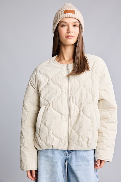 Su İtici Kapitone Balloon Fit Mont