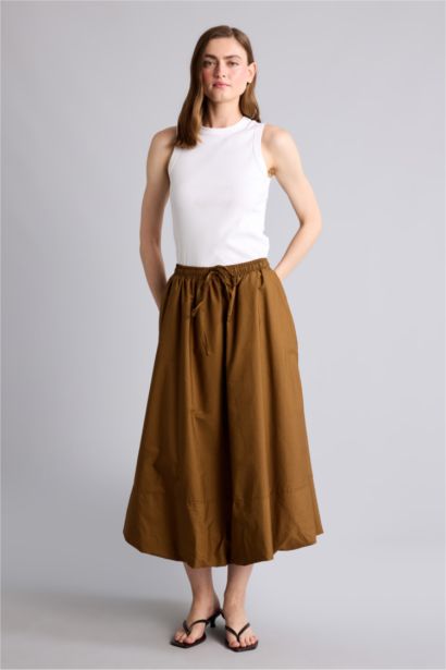Balloon Fit Poplin Etek