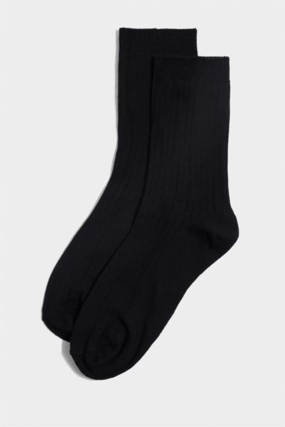 Kadın 5'li Pamuklu Uzun Çorap