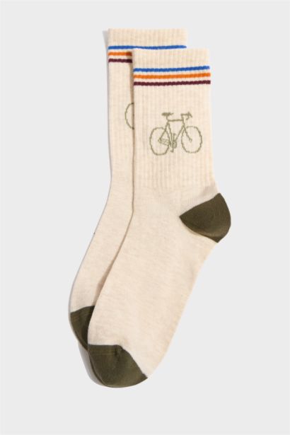 Dikişsiz 4'lü Pamuklu Uzun Çorap Erkek Çocuk