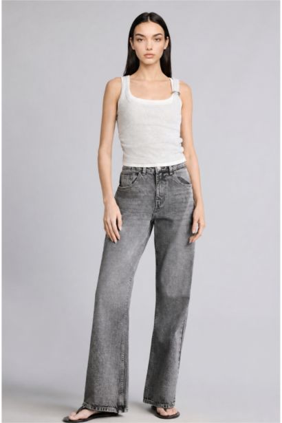 Slim Fit U Yaka Ribana Atlet