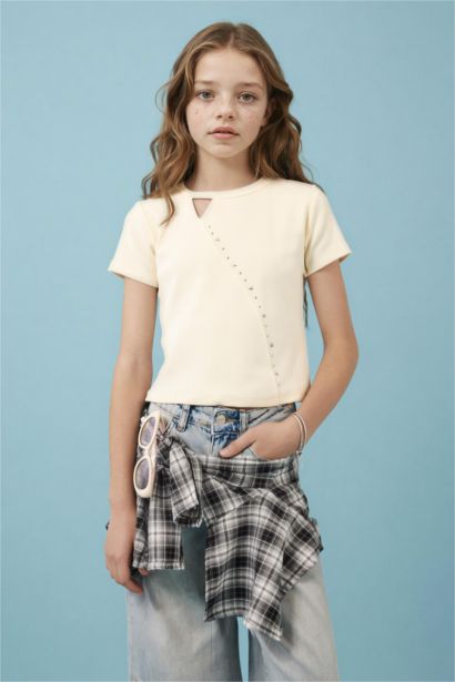 DeFacto Maglietta Ragazza – Design Moderno E Versatile Per Bambine E Ragazze