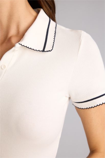 Woman Short Sleeve Polo T-Shirt