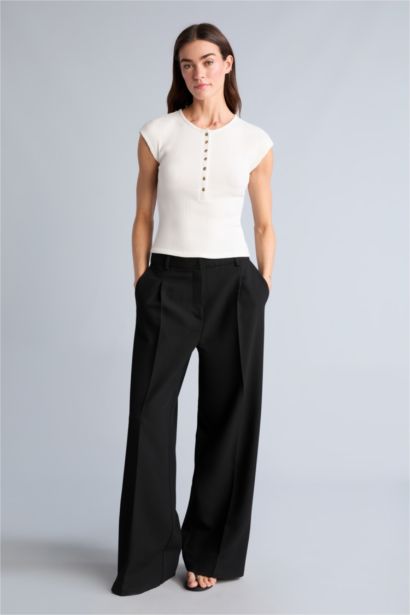 Slim Fit Kaşkorse Tişört