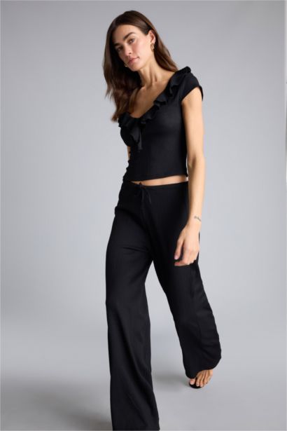 Wide Leg Trousers
