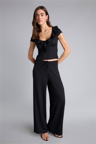 Wide Leg Trousers