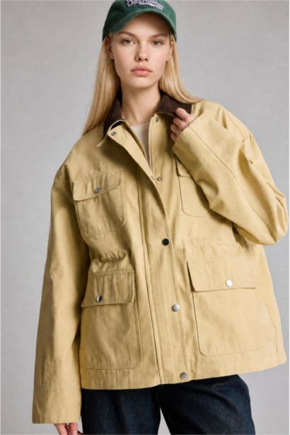 Snap Puffer Jacket