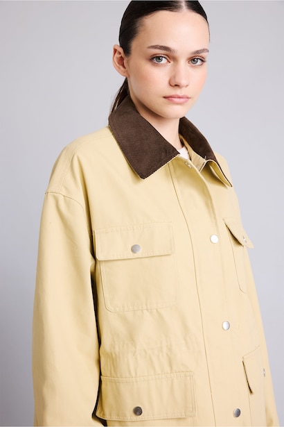 Snap Puffer Jacket