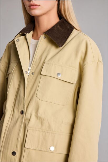 Snap Puffer Jacket