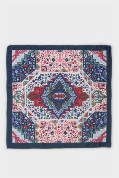 Woman Paisley Patterned Foulard