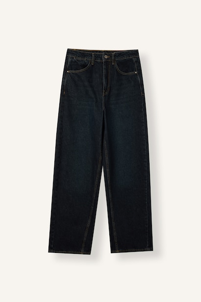 Baggy Yüksek Bel Jean
