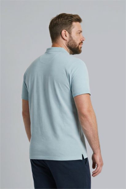 Regular Fit Pique Short Sleeve Polo T-Shirt