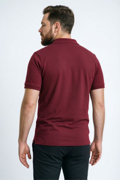 %100 Pamuk Büyük Beden Polo Tişört