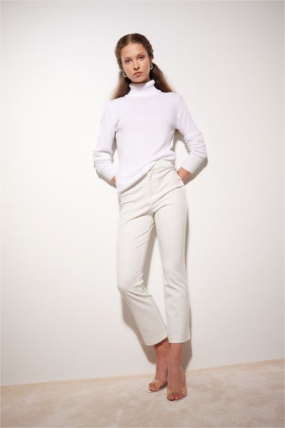 Regular Fit Turtleneck Basic Pulover