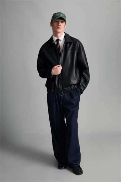 بنطلون وايد ليج برجل واسع