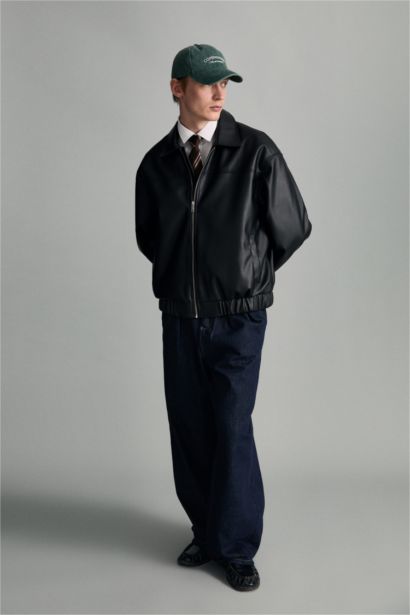 بنطلون وايد ليج برجل واسع