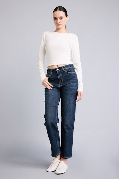 Comfort Straight 5 Cepli Yıkamalı Jean Pantolon