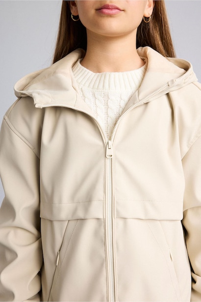 Girl Hooded Raincoat