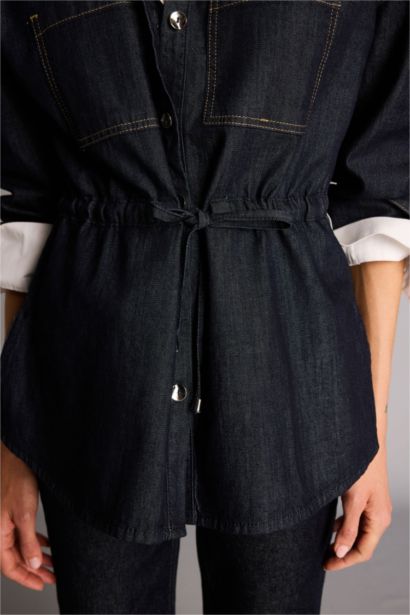 Regular Fıt Jean Gömlek