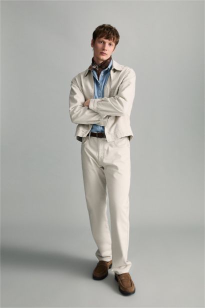 Straight Fit Trousers