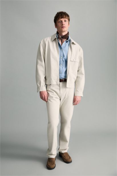 Straight Fit Trousers