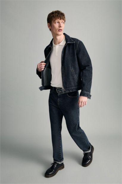 Straight Fit Trousers