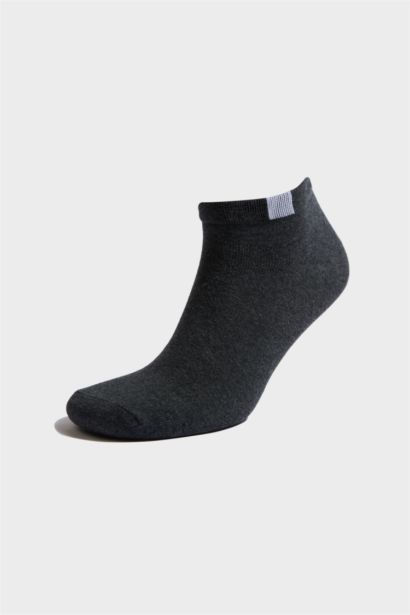 Erkek 5'li Pamuklu Patik Çorap