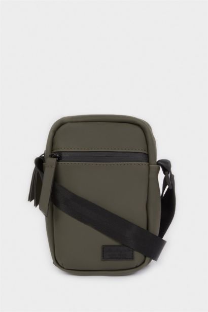 Faux Leather Crossbody Bag