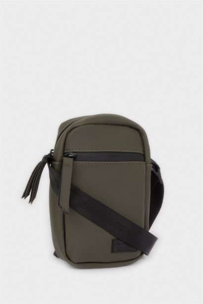 Faux Leather Crossbody Bag