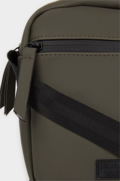Faux Leather Crossbody Bag