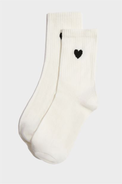 Kadın 5'li Pamuklu Uzun Çorap