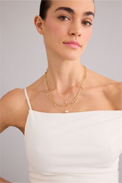 Woman 3 Piece Necklace Set