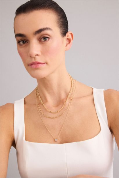 Woman 3 Piece Necklace Set