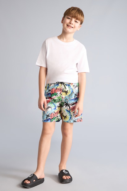 Short de bain imprimé pour garçon