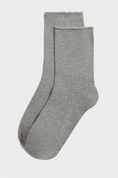 Kadın 5'li Pamuklu Uzun Çorap