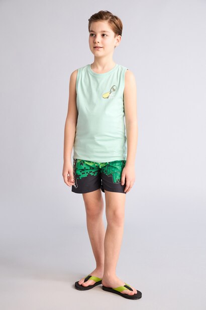 Boy Minecraft Swim Shorts