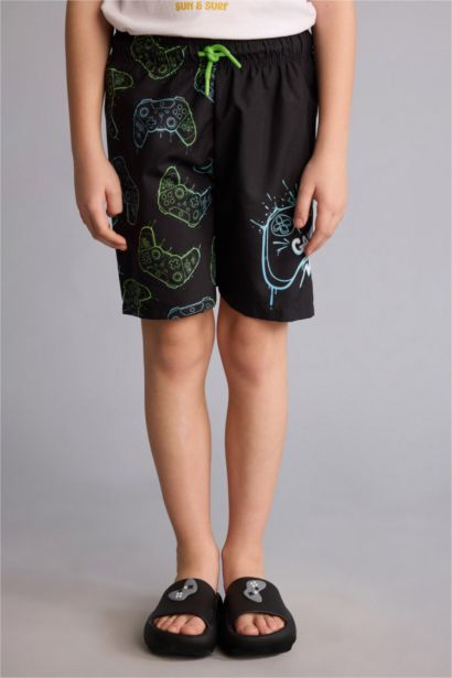 شورت بحر ولادي مطبوع