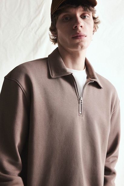 Pamuklu Regular Fıt Kalın Kumaş Basic Sweatshirt