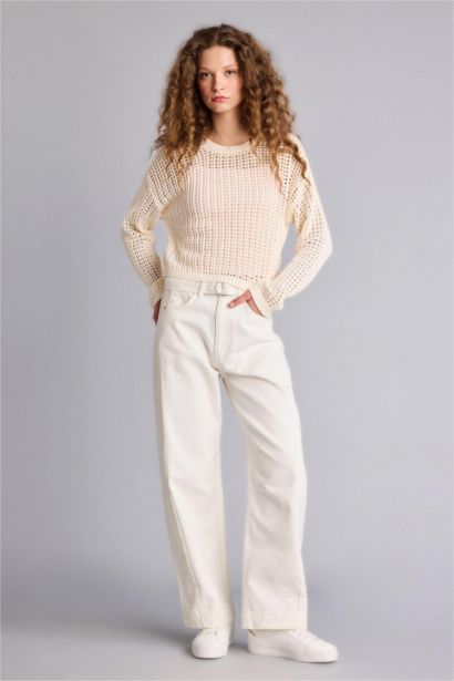 Regular Fit Boat Collar Pullover