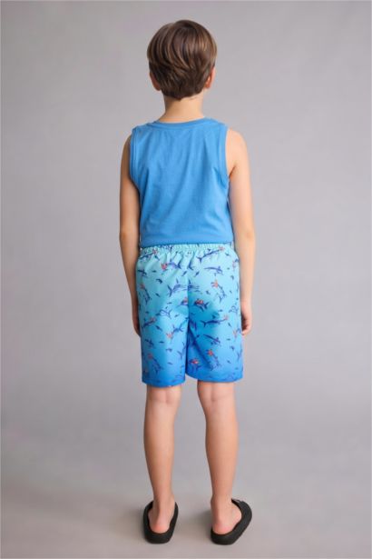 شورت بحر ولادي مطبوع