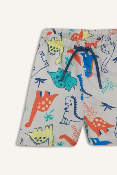 Desenli Deniz Şortu Erkek Bebek
